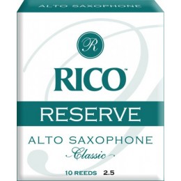 Rico RJR1025 Reserve Classic №2,5 Трости для саксофона альт  10 шт.