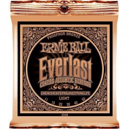 Ernie Ball 2548 Струны для акустической гитары Everlast Phosphor Bronze