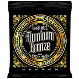 Ernie Ball 2570 Струны для акустической гитары aluminum bronze extra light