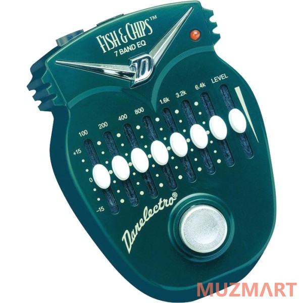 Danelectro DJ14 Fish & Chips 7 Band EQ педаль эквалайзер