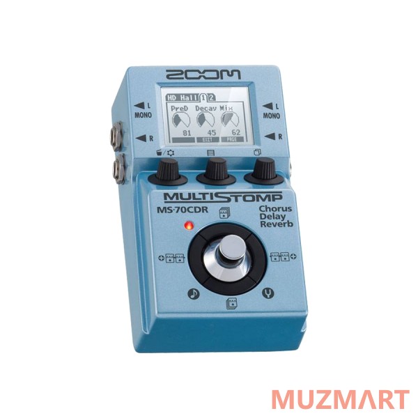 Zoom MS-70CDR компактная мульти педаль эффектов для электрогитар