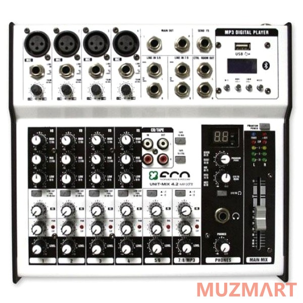 ECO UNIT-MIX 4.2 Профессиональный компактный микшерный пульт
