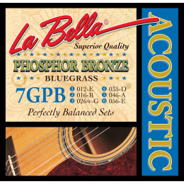 La Bella 7GPB Комплект струн для акустической гитары
