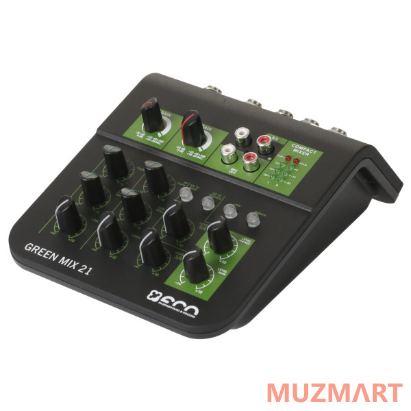 ECO GREEN MIX 21 Компактный микшерный пульт