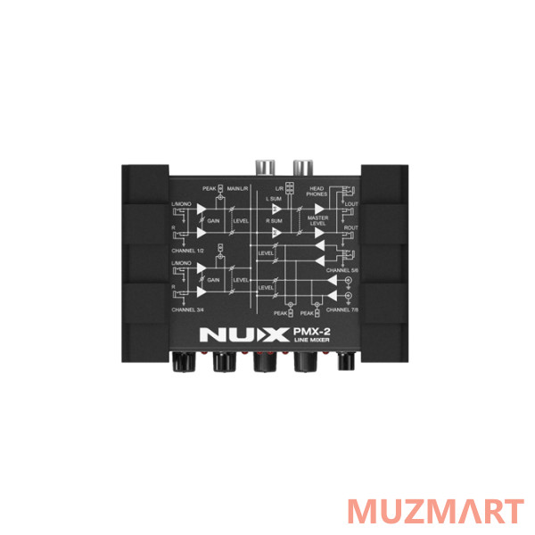 NUX PMX-2 Multi-Channel Mini Mixer Многоканальный мини-микшер