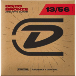Dunlop DAB1356 Комплект струн для акустической гитары, Medium, 13-56