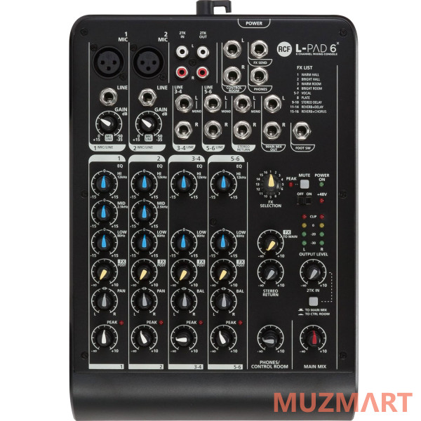 RCF L-PAD 6X Микшерный пульт