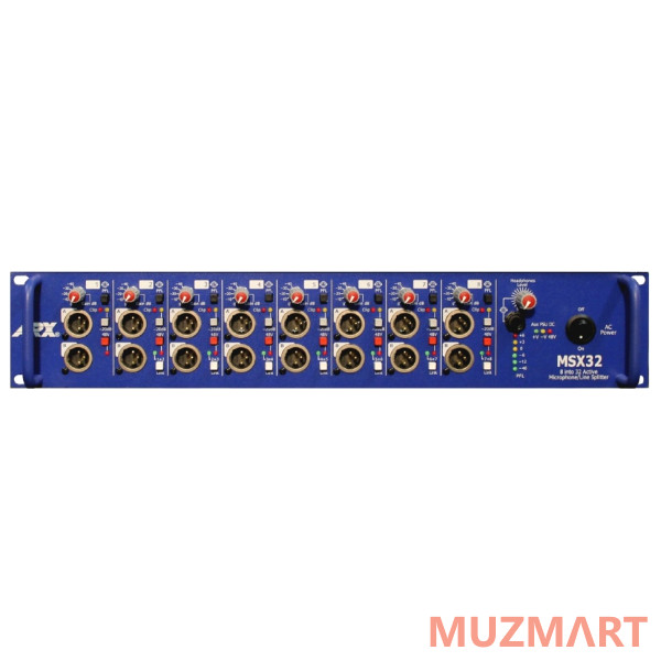 ARX MSX 32 T/ALL MS-2 8-ми канальный активный микрофонный/линейный сплиттер