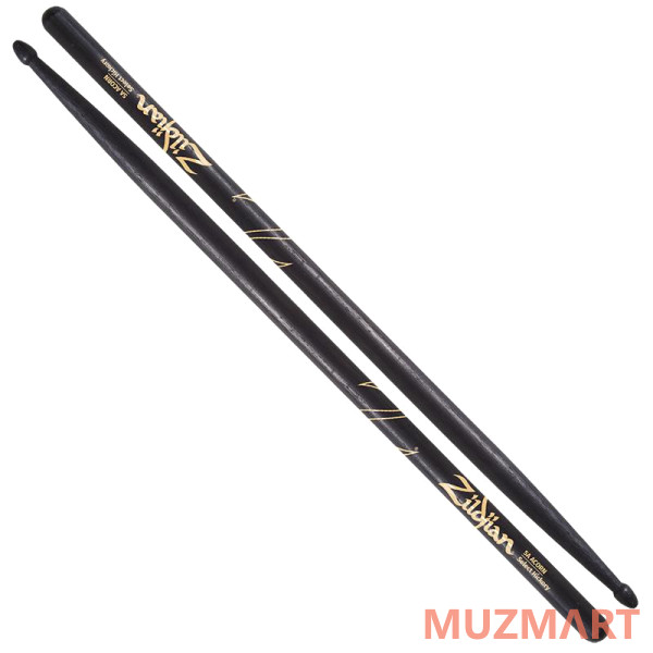 Zildjian Z5AACB 5A ACORN TIP BLACK Барабанные палочки с деревянным наконечником
