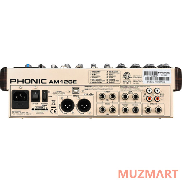 Phonic AM12GE Микшерный пульт