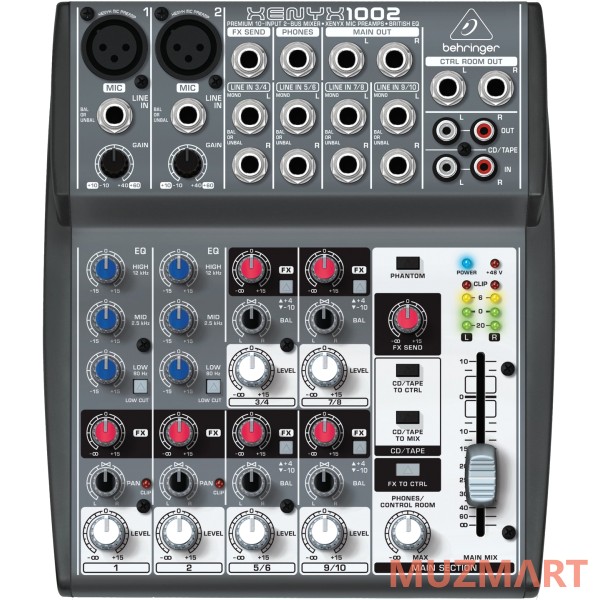 Behringer Xenyx 1002 Микшерный пульт компактный