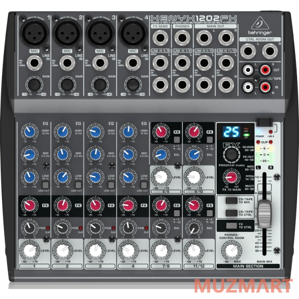 Behringer Xenyx 1202FX Микшерный пульт компактный