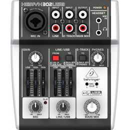 Behringer Xenyx 302USB Микшерный пульт компактный