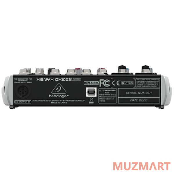 Behringer Xenyx QX1002USB Компактный микшерный пульт