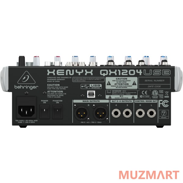 Behringer Xenyx QX1204USB Микшерный пульт компактный