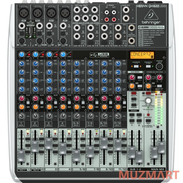 Behringer Xenyx QX1622USB Микшерный пульт компактный