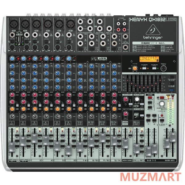 Behringer Xenyx QX1832USB Микшерный пульт компактный
