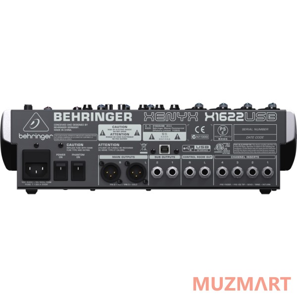 Behringer Xenyx X 1622USB Микшерный пульт компактный