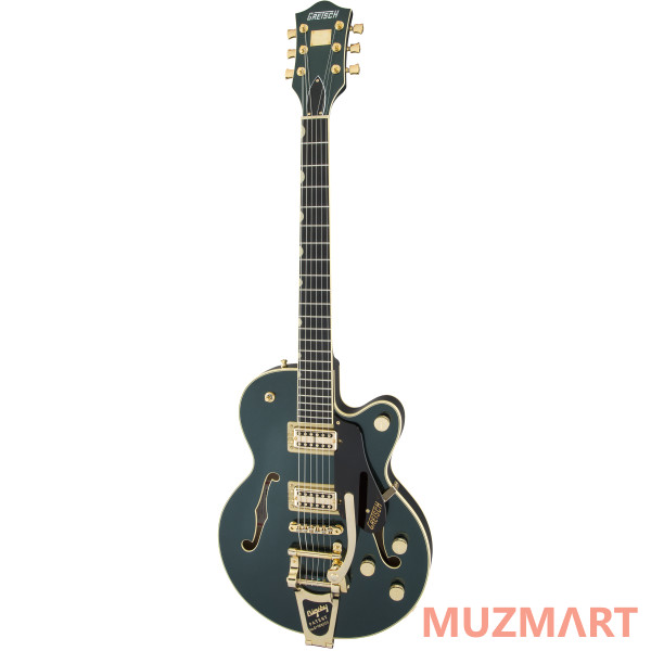 Gretsch G6659TG Players Edition Broadkaster Jr. Center Block with String-Thru Bigsby, Cadillac Green Полуакустическая электрогитара