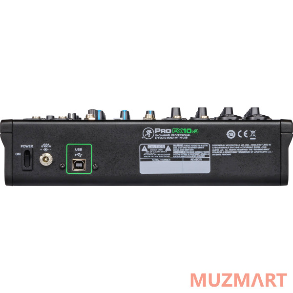 Mackie ProFX10v3 10-канальный микшер с процессором эффектов