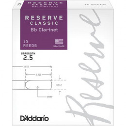D'Addario DCT1025 Трости для кларнета Bb