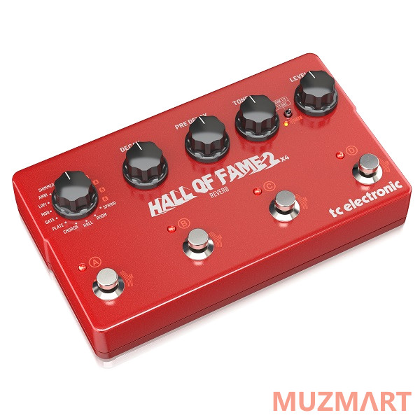TC Electronic HALL OF FAME 2 X4 REVERB Гитарная педаль