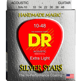 DR SIA-10 SILVER STARS Струны для акустической гитары