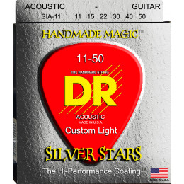 DR SIA-11 SILVER STARS Струны для акустической гитары