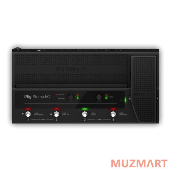 IK Multimedia iRig-STOMPIO Аудиоинтерфейс педальный