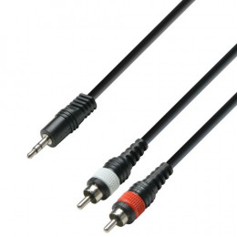 Adam Hall K3YWCC0100 Кабель Minijack stereo - 2 x RCA