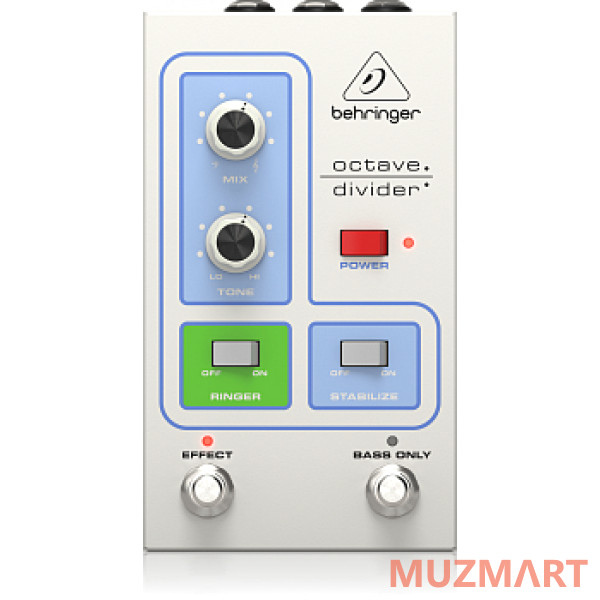 Behringer OCTAVE DIVIDER Классический аналоговый октавер и Ringer Effects для гитары, баса и клавишных