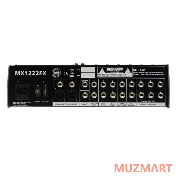 Topp Pro MX1222FX Микшерный пульт компактный