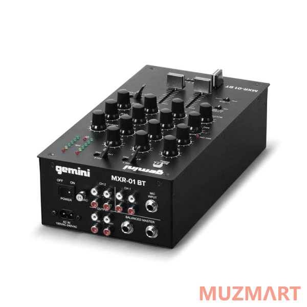 Gemini MXR-01BT 2х канальный DJ микшер с Bluetooth