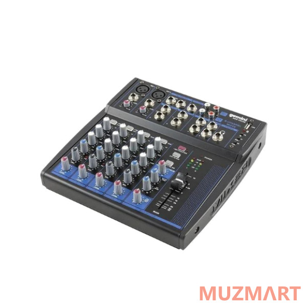 Gemini GEM-08USB 8-канальный микшер с Bluetooth