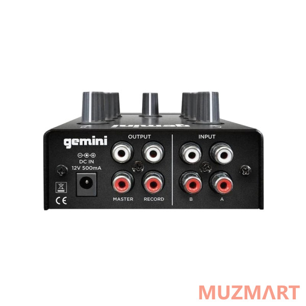 Gemini MM1 Компактный 2-х канальный DJ микшер