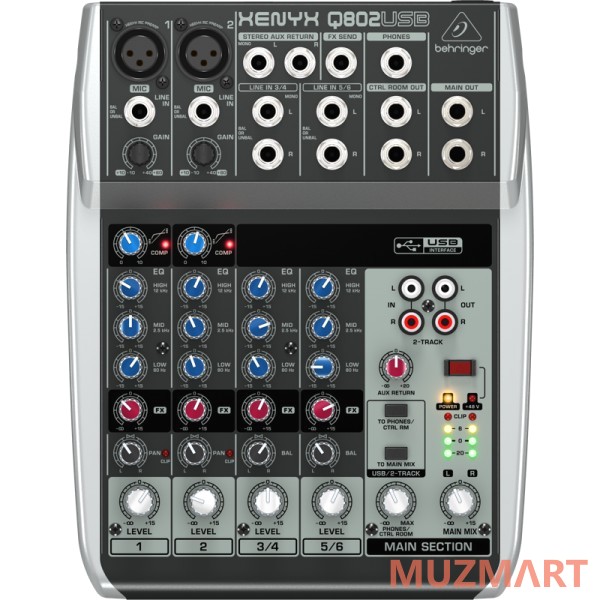 Behringer Xenyx Q802USB Микшерный пульт универсальный