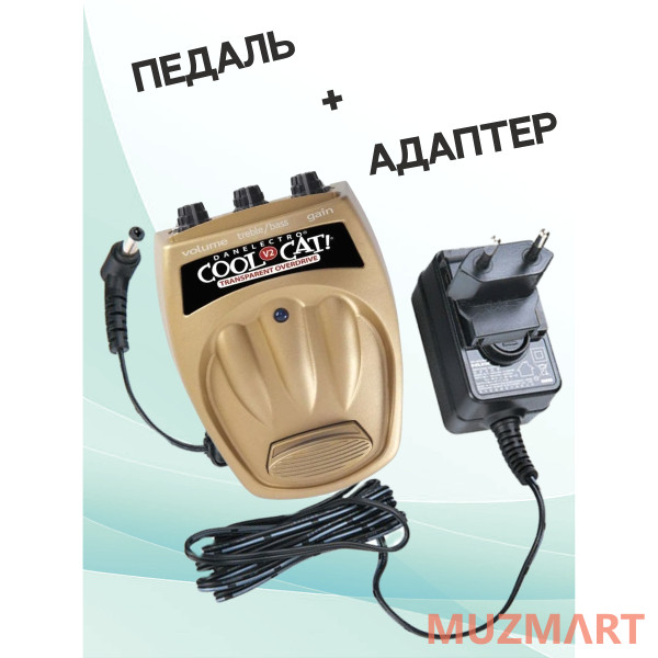 Danelectro KIT CTO-2_ACDOO6 Педаль овердрайв с адаптером питания