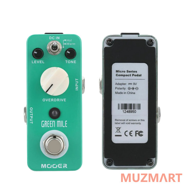 Mooer KIT Green Mile_ACDOO6 Педаль овердрайв с адаптером питания