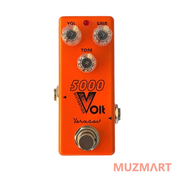 Yerasov KIT 5000-Volt-mini Distortion_ACDOO6 Педаль эффектов с адаптером питания