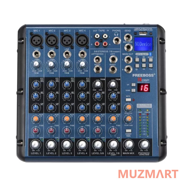 FREEBOSS SMR8 Микшерный пульт 8 каналов