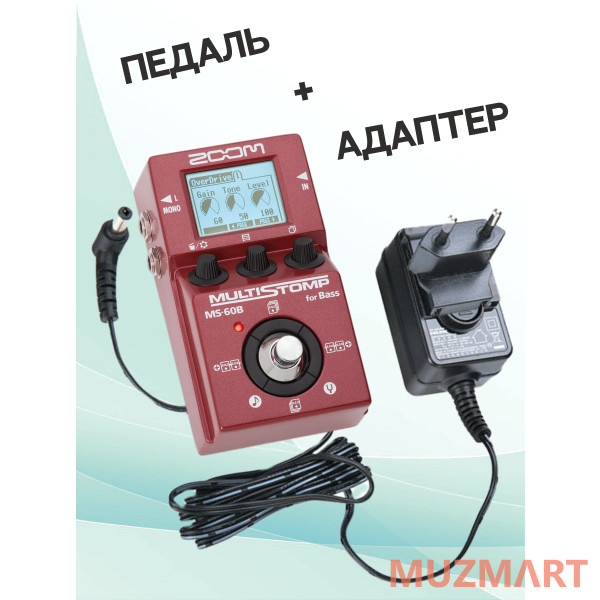 Zoom KIT MS-60B_ACDOO6 Педаль эффектов с адаптером питания