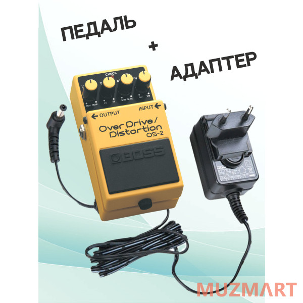 Boss KIT OS-2_ACDOO6 Педаль эффектов с адаптером питания