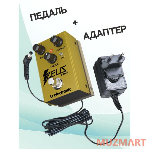 TC Electronic KIT ZEUS DRIVE_ACDOO6 Педаль овердрайв с адаптером питания