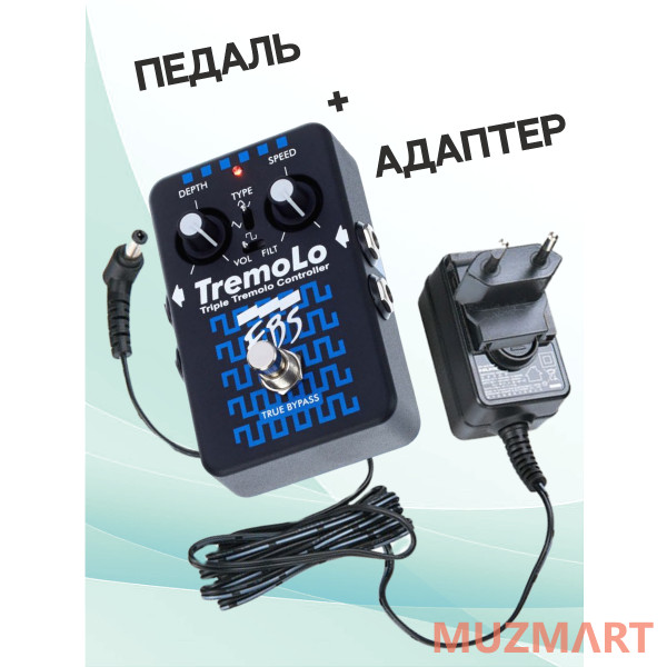 EBS KIT Tremolo_ACDOO6 Педаль эффектов с адаптером питания