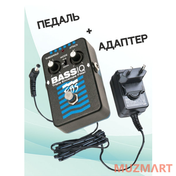 EBS KIT BassIQ_ACDOO6 Педаль эффектов с адаптером питания
