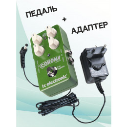 TC Electronic KIT Corona Chorus TonePrint_ACDOO6 Педаль Chorus с адаптером питания