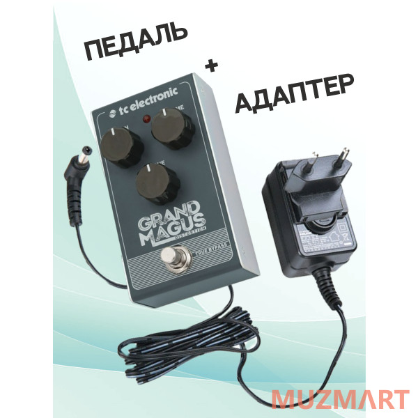 TC Electronic KIT GRAND MAGUS_ACDOO6 Педаль дисторшн с адаптером питания