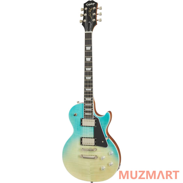 Epiphone Les Paul Modern Figured Caribbean Blue Fade Электрогитара