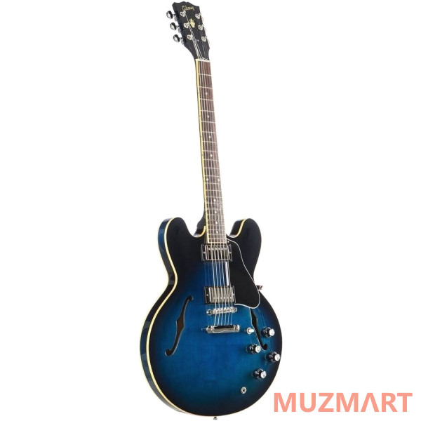 Gibson 2019 ES-335 Dot, Blues Burst Полуакустическая электрогитара