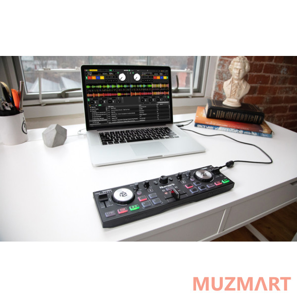 Numark DJ2GO2 Touch Ультракомпактный двухканальный DJ-контроллер